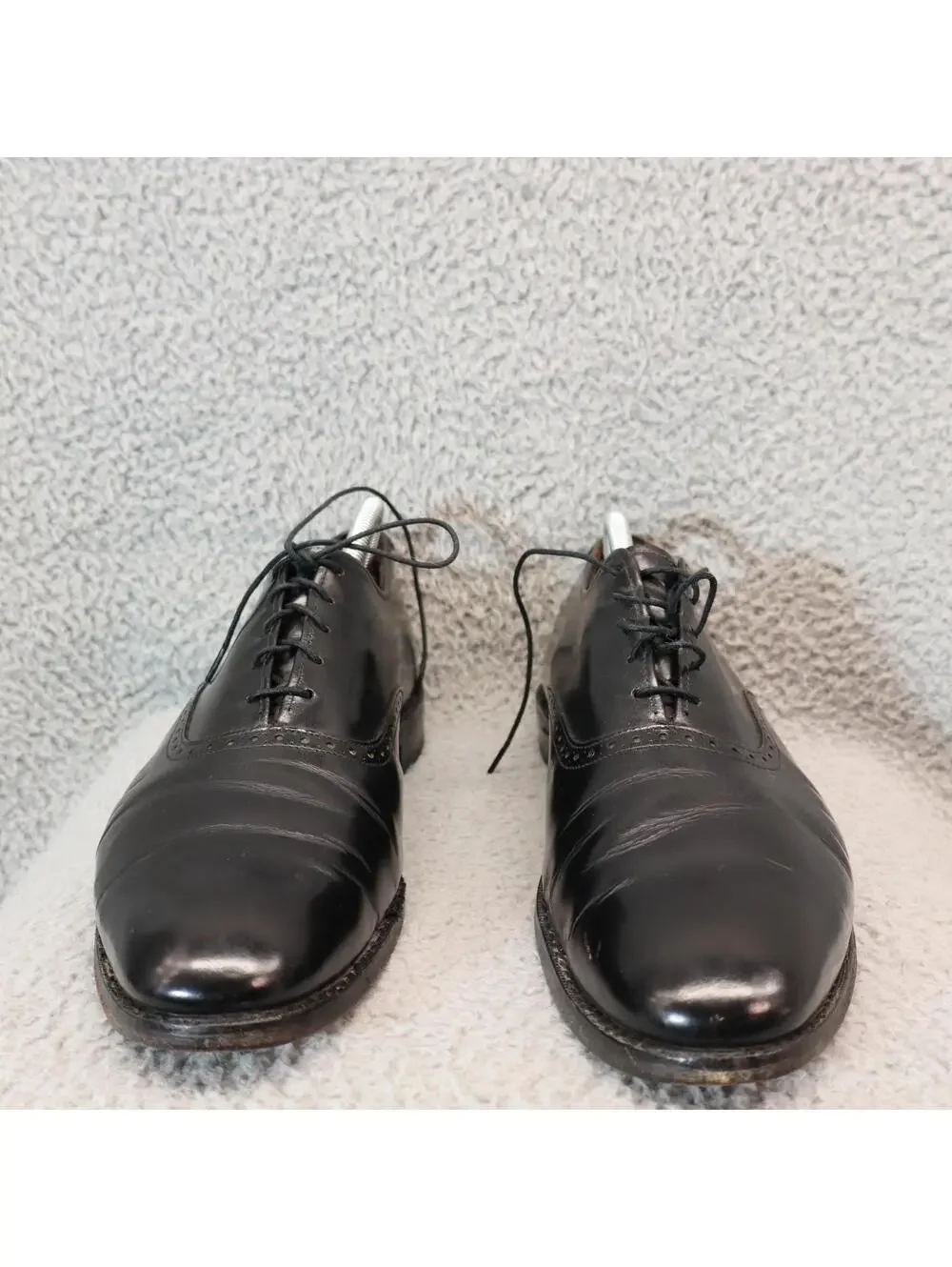 Allen Edmonds Danbury Black Leather Oxfords Brogue Men 11 B